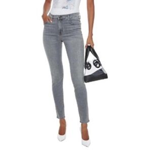 J Brand Maria Gray High Rise Skinny Jeans, Size 26